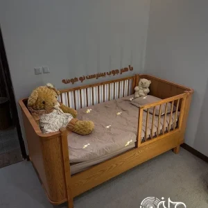 تخت کودک  با قابلیت افزایش سایز