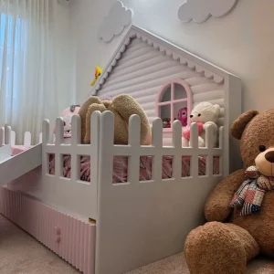 تخت کودک کلبه ای ۹۰*۱۸۰