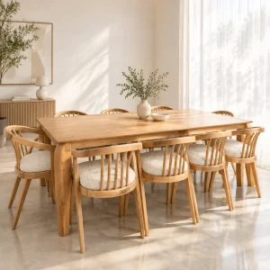 میز غذاخوری ده نفره