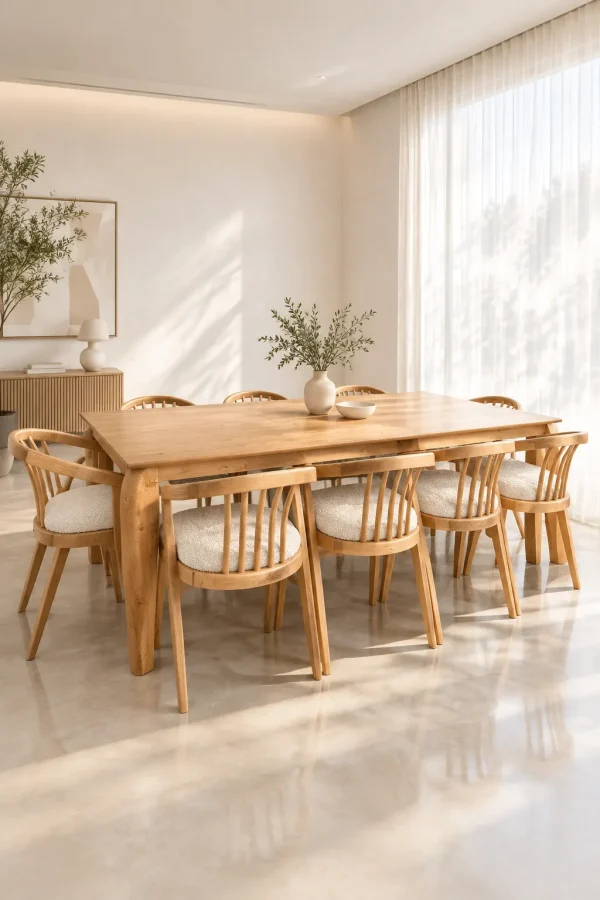 میز غذاخوری ده نفره